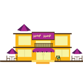 Businesses with up to 10 store fronts or centers